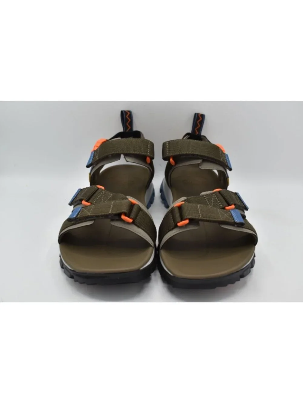 Timberland Mens Size 12 Garrison Trail Strap Brown Grey Open Toe Sandals Shoes‎